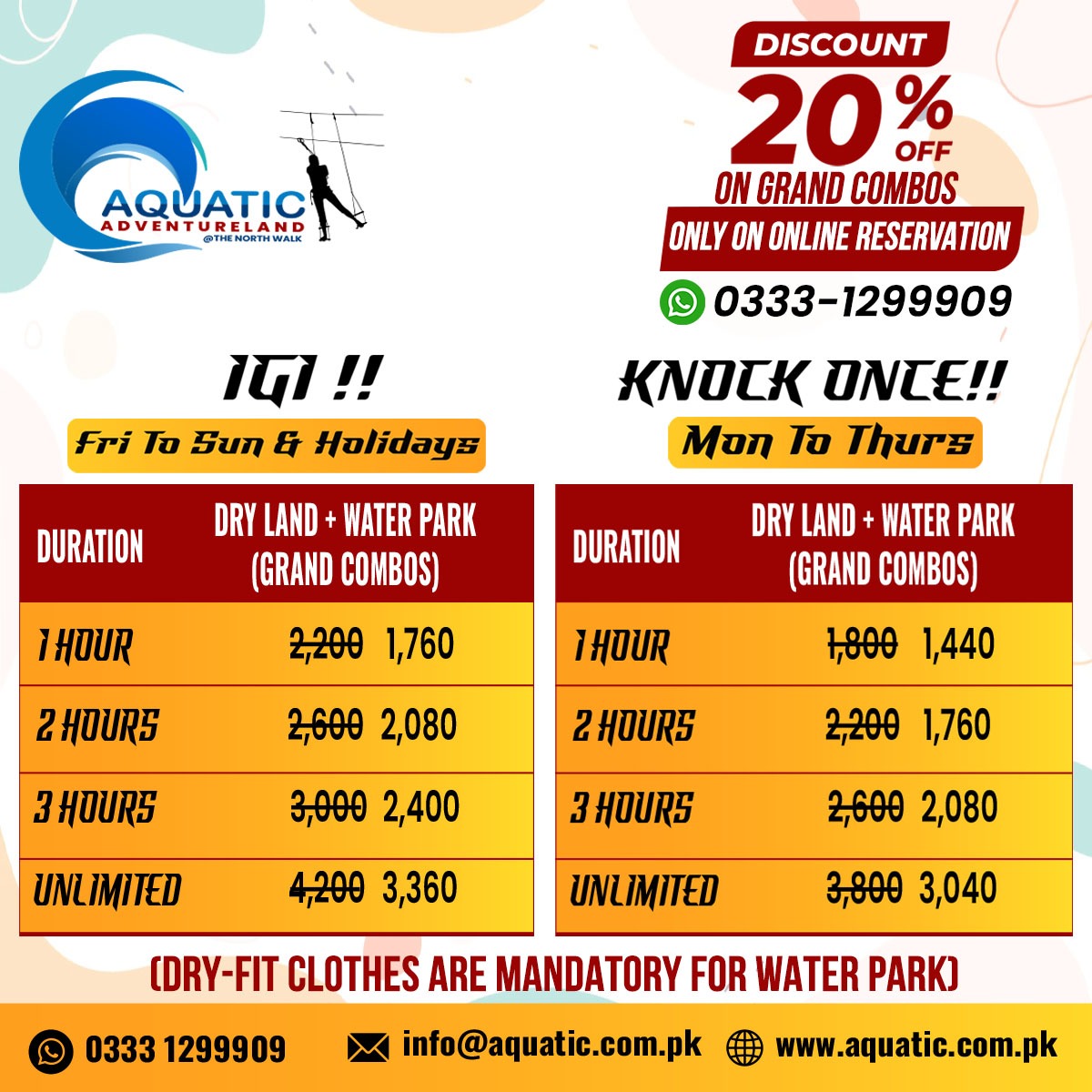 Igi & Knock Once Package